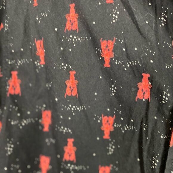 #157 GOOD VIBES slim fit lobster print button down - Picture 7 of 10